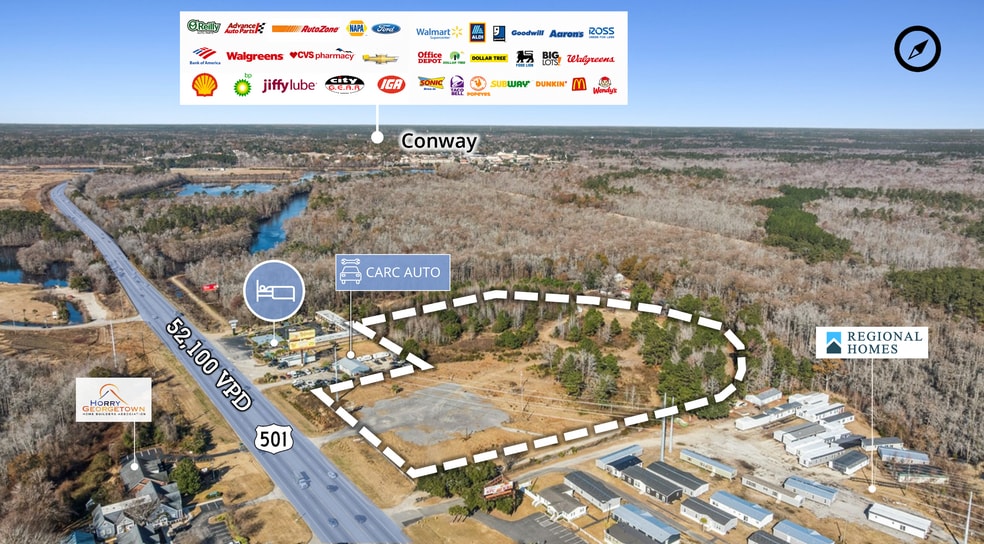 More Photos Of 729 E Hwy 501, Conway Land For Sale