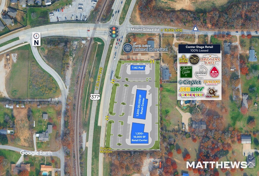 Primary Photo Of 1200 N Main St, Keller Land For Sale