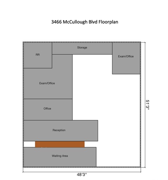 More Photos Of 3466 McCullough Blvd, Belden Storefront For Lease