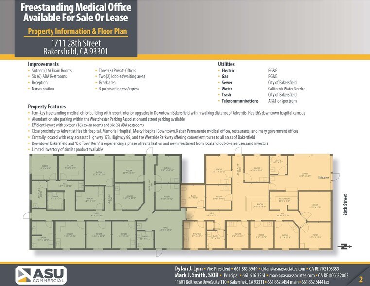 More Photos Of 1711 28th St, Bakersfield Medical For Lease