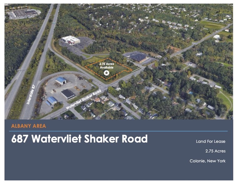 Primary Photo Of 687 Watervliet Shaker Rd, Latham Land For Lease