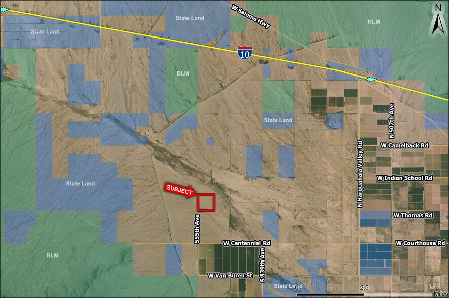 More Photos Of 555th & Indian School Rd 160 AC ave, Tonopah Land For Sale