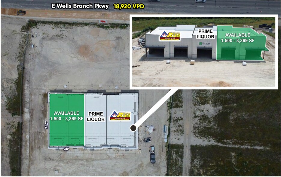 More Photos Of 1305 E Wells Branch Pky, Pflugerville Storefront For Lease
