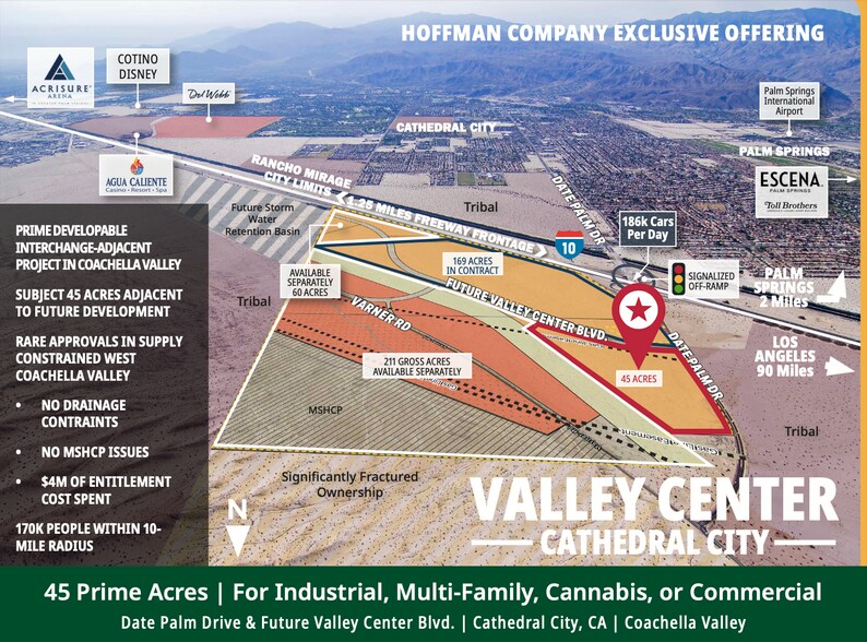 Primary Photo Of Date Palm & I-10, Cathedral City Land For Sale