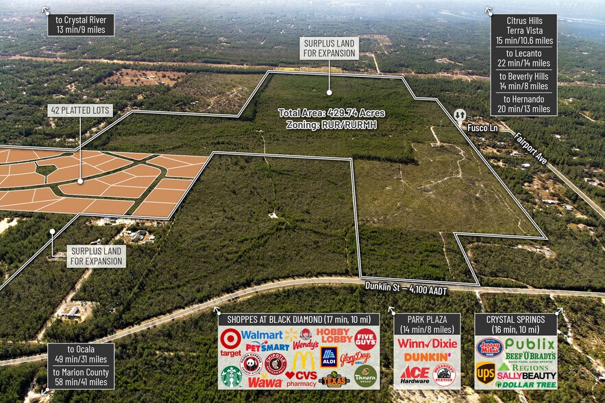 More Photos Of 5181 W Dunklin St, Dunnellon Land For Sale