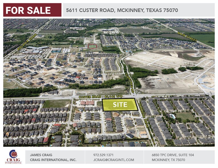 5611 Custer, McKinney, TX 75070 Land For Sale