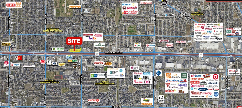 More Photos Of 3900 Padre Island Dr, Corpus Christi General Retail For Lease