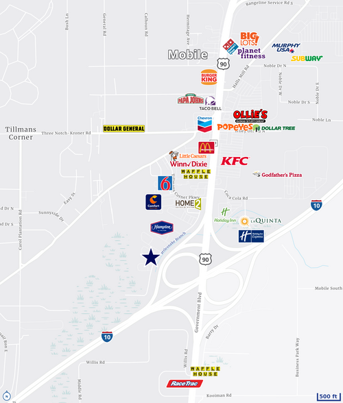 More Photos Of 5480 Inn Rd, Mobile Land For Sale