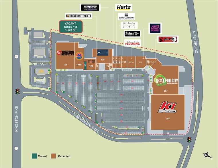 More Photos Of 109-297 N Seven Oaks Dr, Knoxville Freestanding For Lease