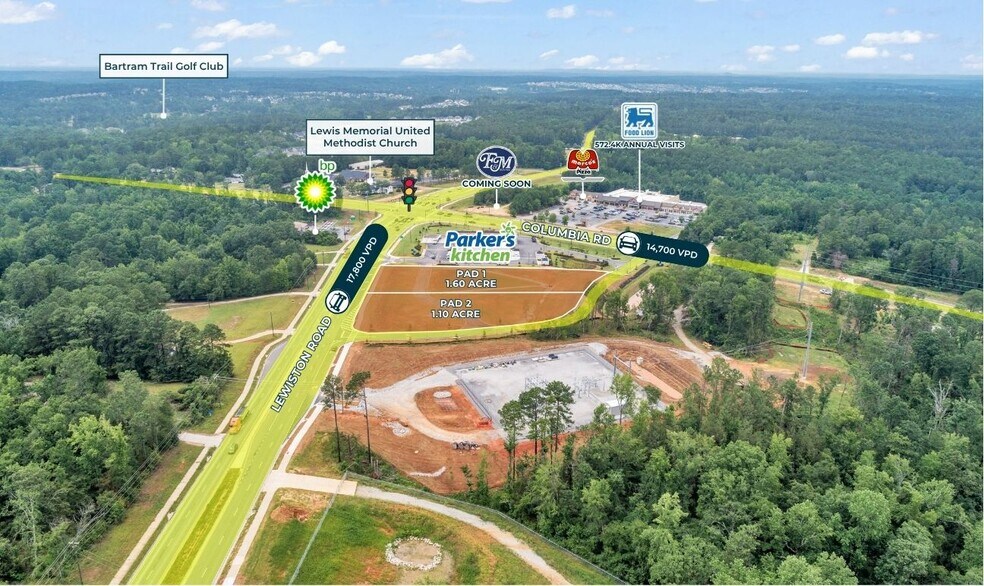 More Photos Of 5170 Columbia Rd, Evans Land For Lease