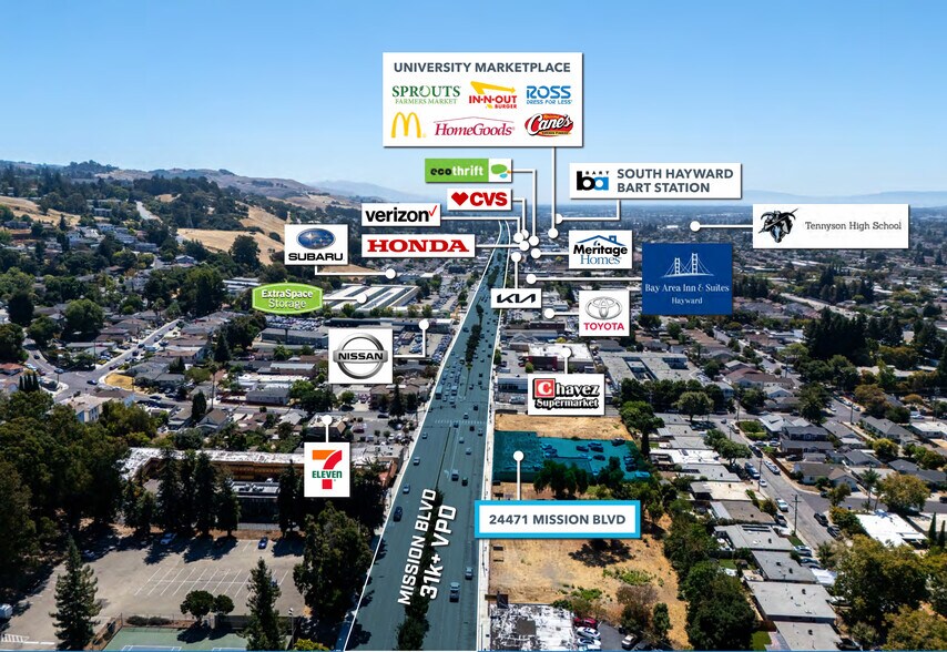 More Photos Of 24471 Mission Blvd, Hayward Freestanding For Sale