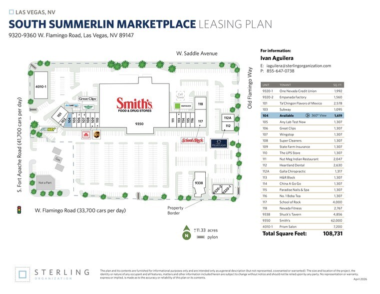 More Photos Of 9340-9360 W Flamingo Rd, Las Vegas Unknown For Lease