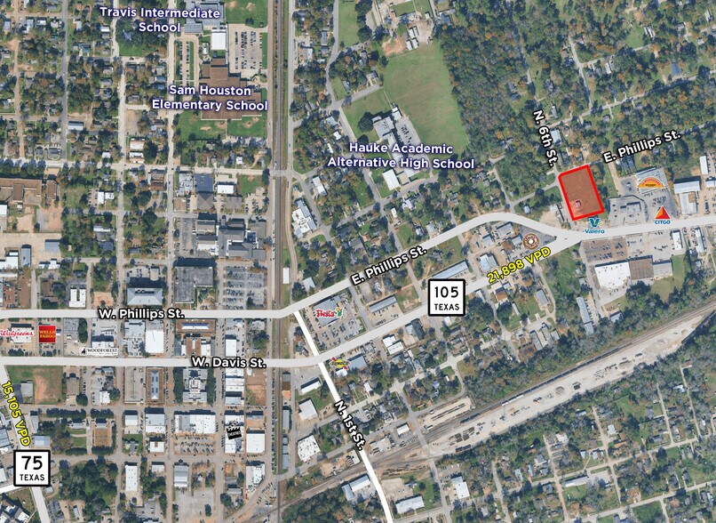 More Photos Of 416 N 6th St, Conroe Land For Sale