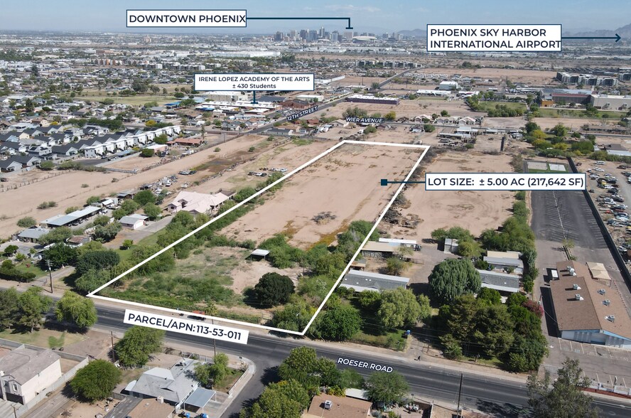 Primary Photo Of 1230 E Roeser Rd, Phoenix Land For Sale