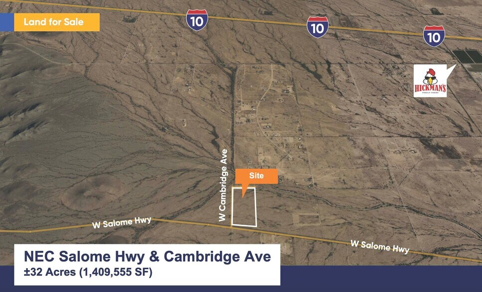 Primary Photo Of W Salome Hwy @ W Cambridge Ave, Tonopah Land For Sale