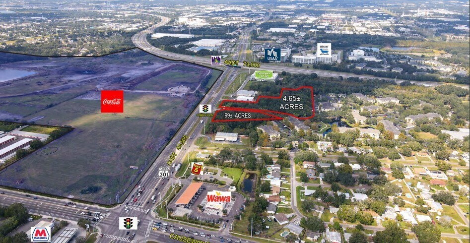Primary Photo Of US 301 & Courtney Palms Blvd, Tampa Land For Sale