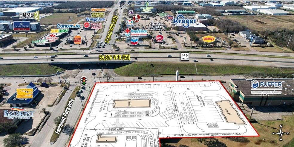 More Photos Of Hwy 146 & Fairmont Pky, La Porte Land For Lease