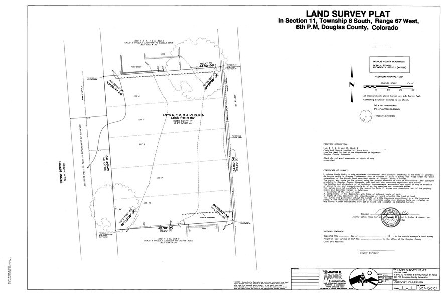 More Photos Of 502 Front Street, Castle Rock Land For Sale