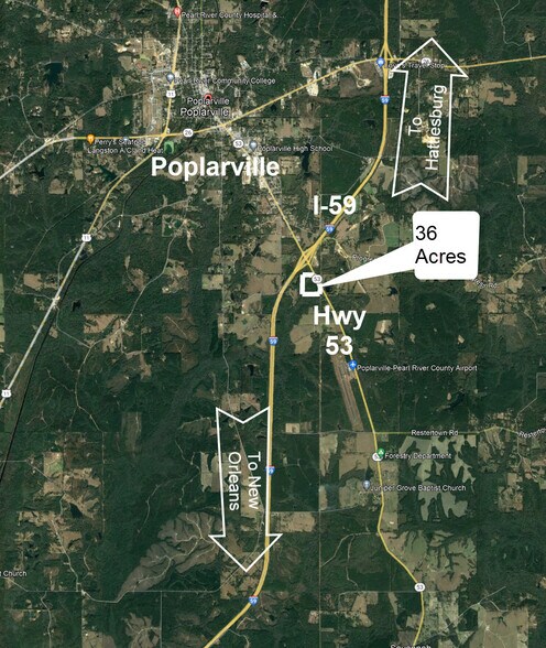 More Photos Of 0 Highway 53, Poplarville Land For Sale