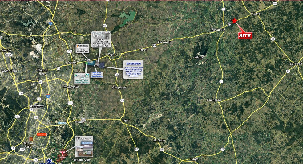 More Photos Of 3203 E US Highway 79, Rockdale Land For Sale