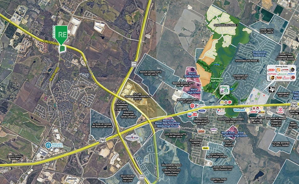 More Photos Of SEC of Parmer & Harris Branch, Manor General Retail For Lease