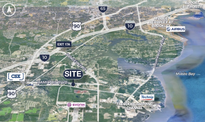 More Photos Of 4079 Hamilton Blvd, Theodore Land For Sale