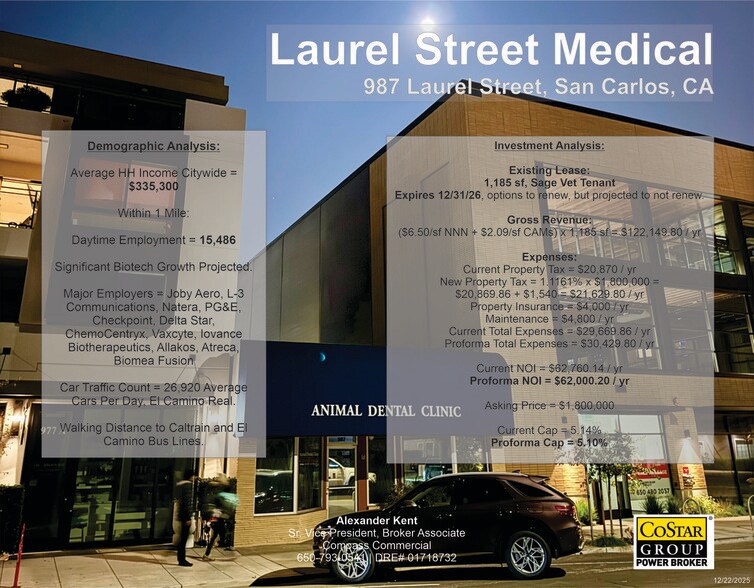 More Photos Of 987 Laurel St, San Carlos Medical For Lease