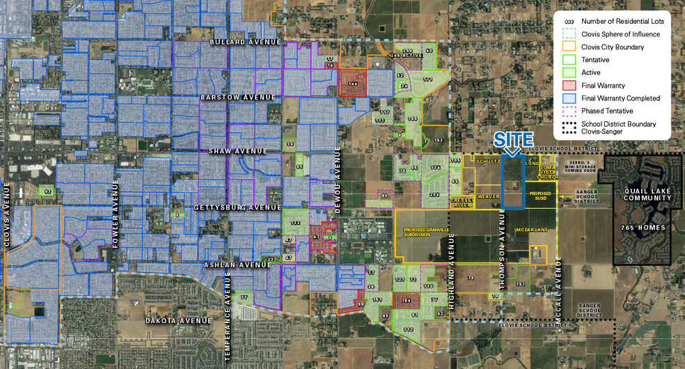 Primary Photo Of 4656 N Thompson Ave, Clovis Land For Sale