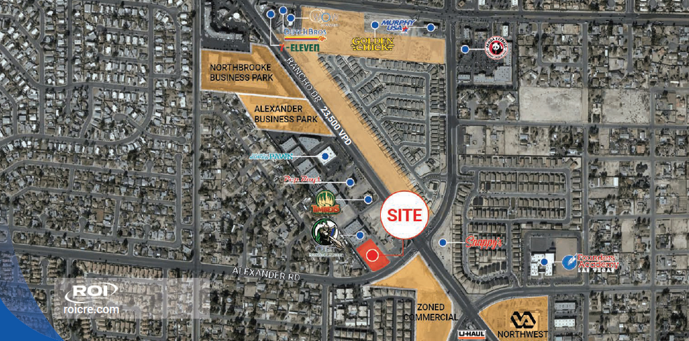 Primary Photo Of W Alexander Rd @ N Rancho Dr, Las Vegas Land For Lease