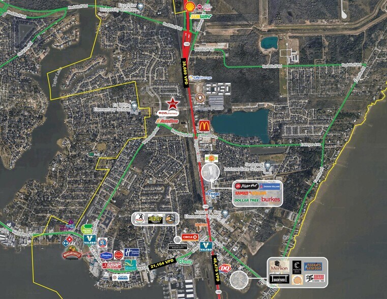 More Photos Of Highway 146 @ E Repsdorph Rd, Seabrook Unknown For Lease