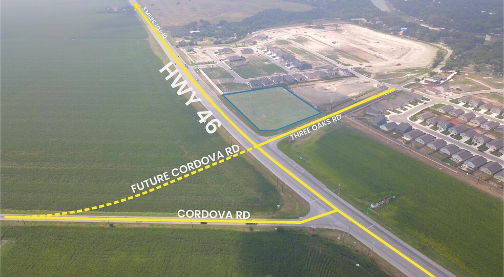 Primary Photo Of Highway 46 @ Three Oaks Rd, Seguin Land For Sale