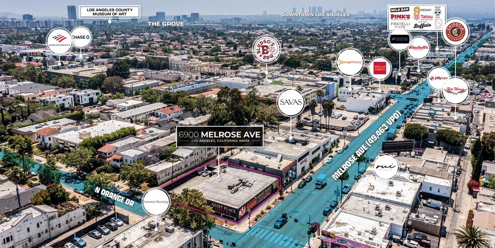 More Photos Of 6900 Melrose Ave, Los Angeles General Retail For Lease