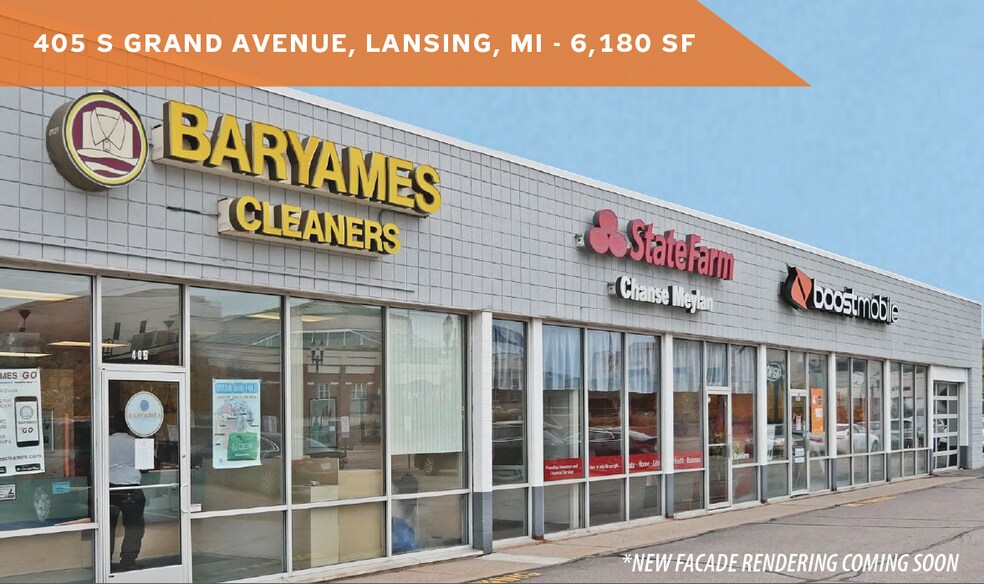 Primary Photo Of 405 S Grand Ave, Lansing Freestanding For Lease