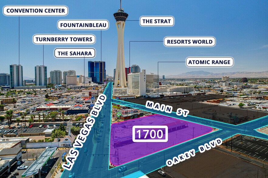 More Photos Of 1700 S Las Vegas Blvd, Las Vegas Land For Sale