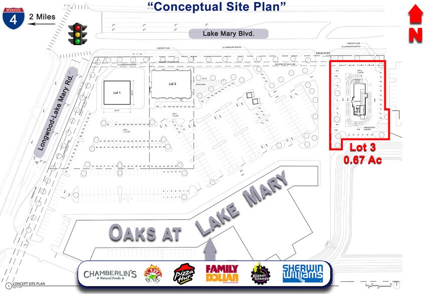 More Photos Of 3003 W Lake Mary Blvd, Lake Mary Land For Lease