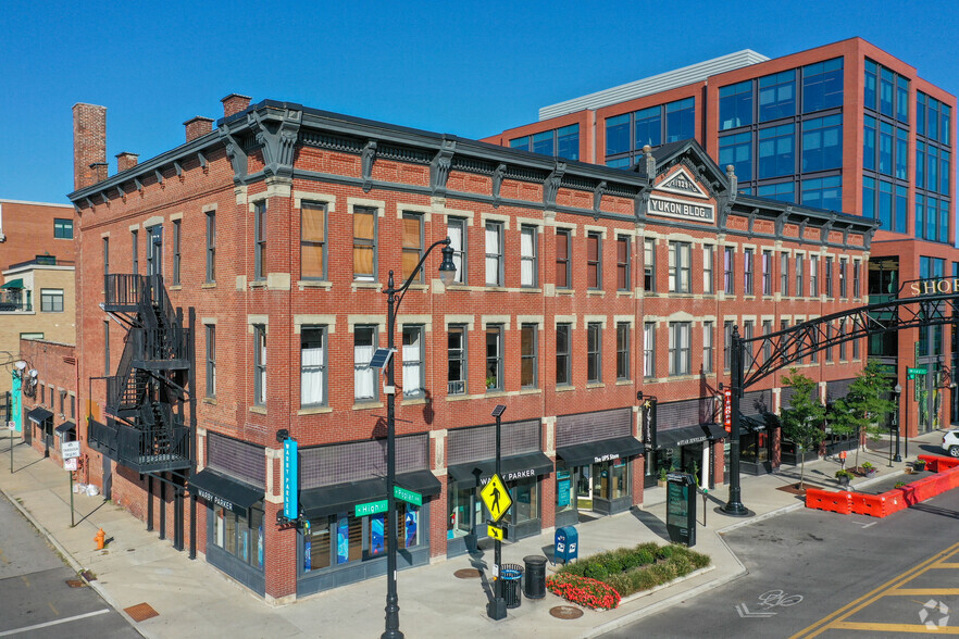 Primary Photo Of 601-615 N High St, Columbus Storefront Retail Residential For Lease