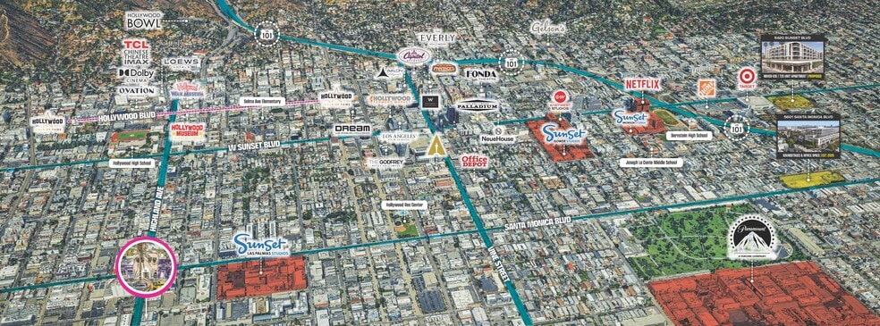 More Photos Of 734-736 N Highland Ave, Los Angeles Storefront Retail Office For Sale