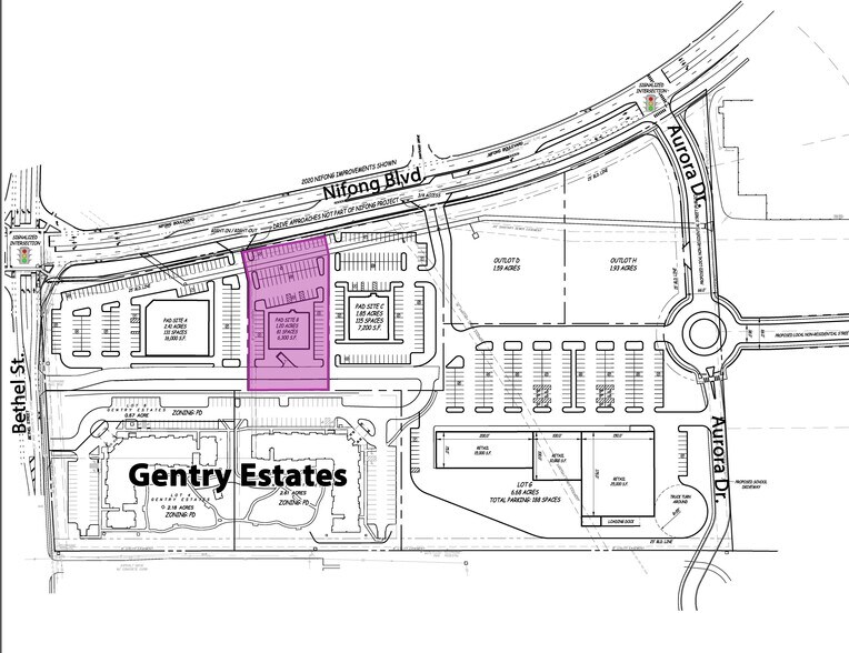 More Photos Of Nifong Blvd & Bethel St Middle Lot, Columbia Land For Lease