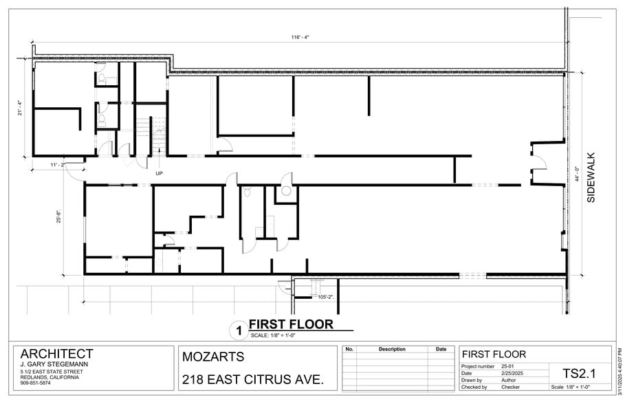 More Photos Of 218 E Citrus Ave, Redlands Storefront For Sale