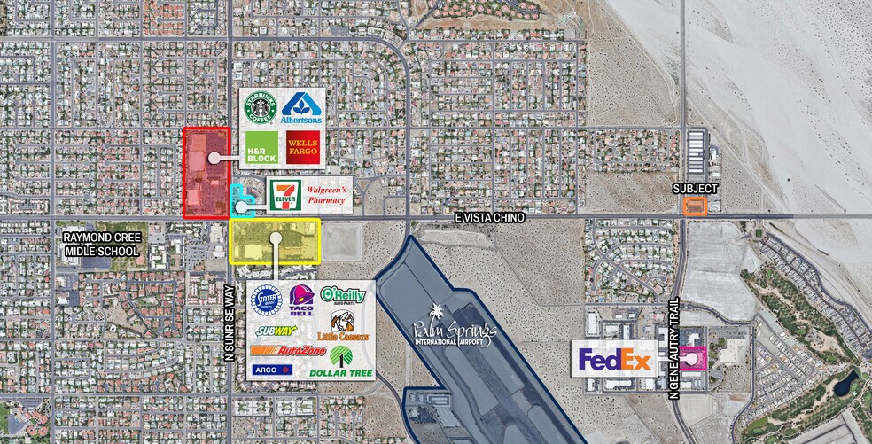 More Photos Of 3700 E Vista Chino, Palm Springs Freestanding For Lease