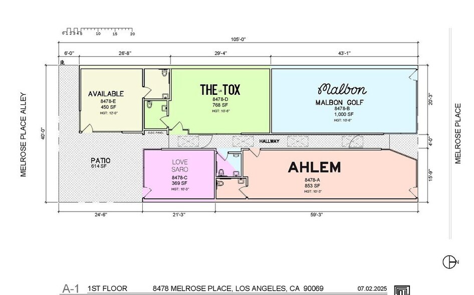 More Photos Of 8478-8480 Melrose Pl, Los Angeles Storefront Retail Office For Lease