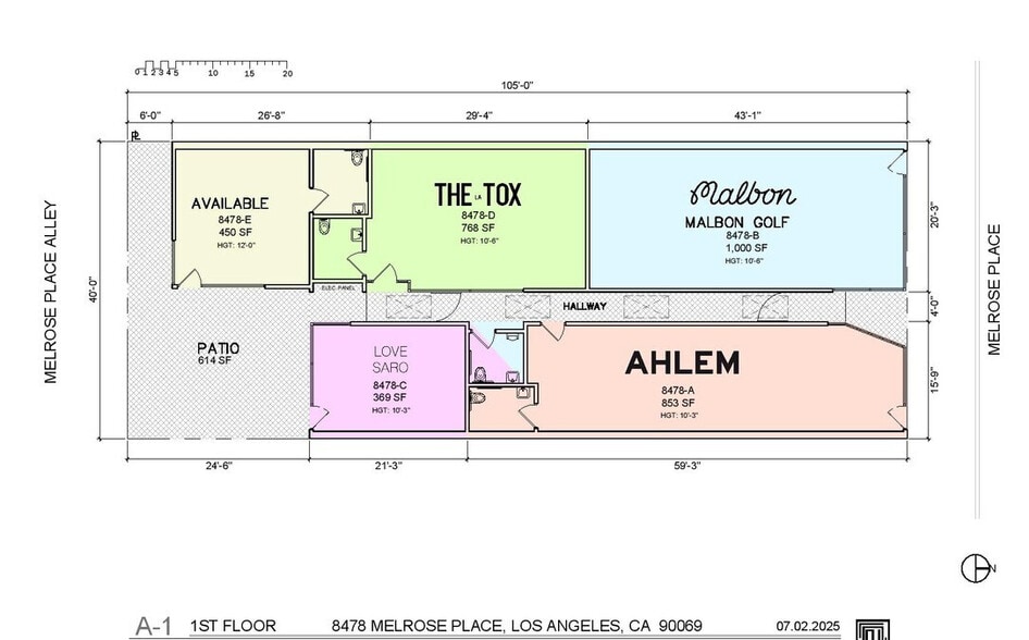More Photos Of 8478-8480 Melrose Pl, Los Angeles Storefront Retail Office For Lease