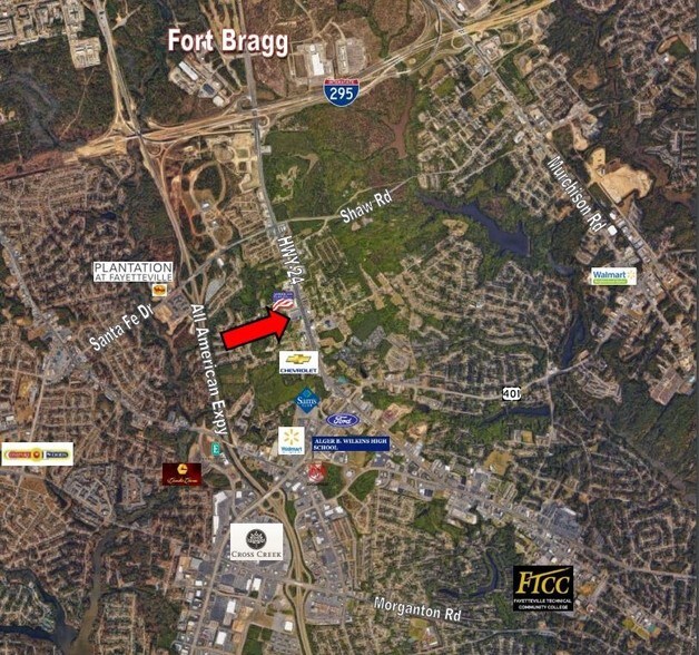 More Photos Of 5101-5197 Bragg Blvd, Fayetteville General Retail For Lease