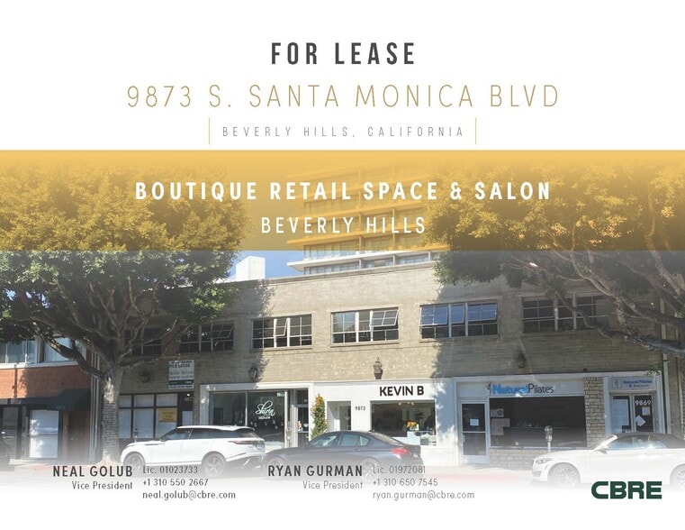 Primary Photo Of 9869-9877 Santa Monica Blvd, Beverly Hills Storefront For Lease
