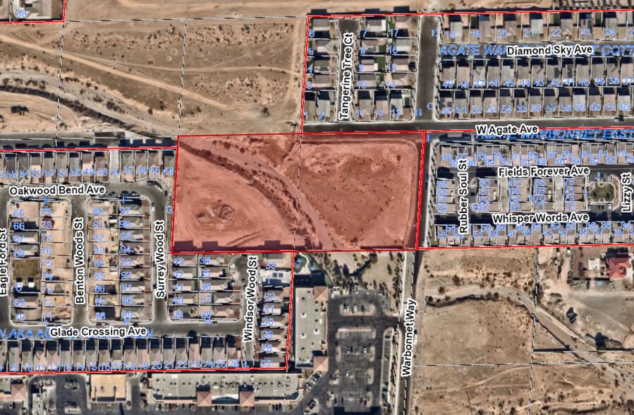 More Photos Of Agate and Warbonnet, Las Vegas Land For Sale