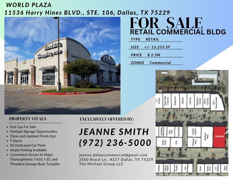 More Photos Of 11536 Harry Hines Blvd, Dallas General Retail For Sale