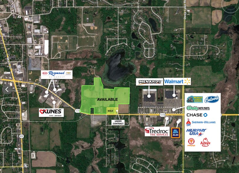 More Photos Of IL Route 173 & Brown Rd, Antioch Land For Sale