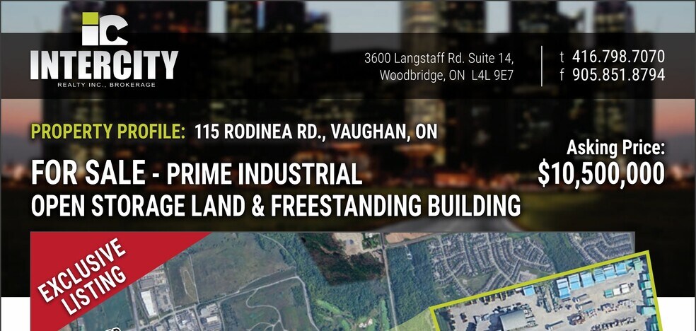 More Photos Of 115 Rodinea Rd, Vaughan Warehouse For Sale