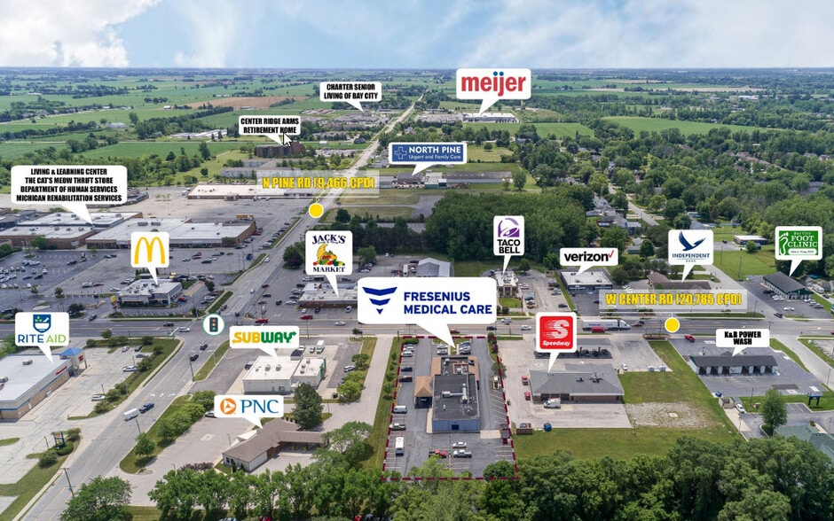 More Photos Of 1536 W Center Rd, Essexville Medical For Sale