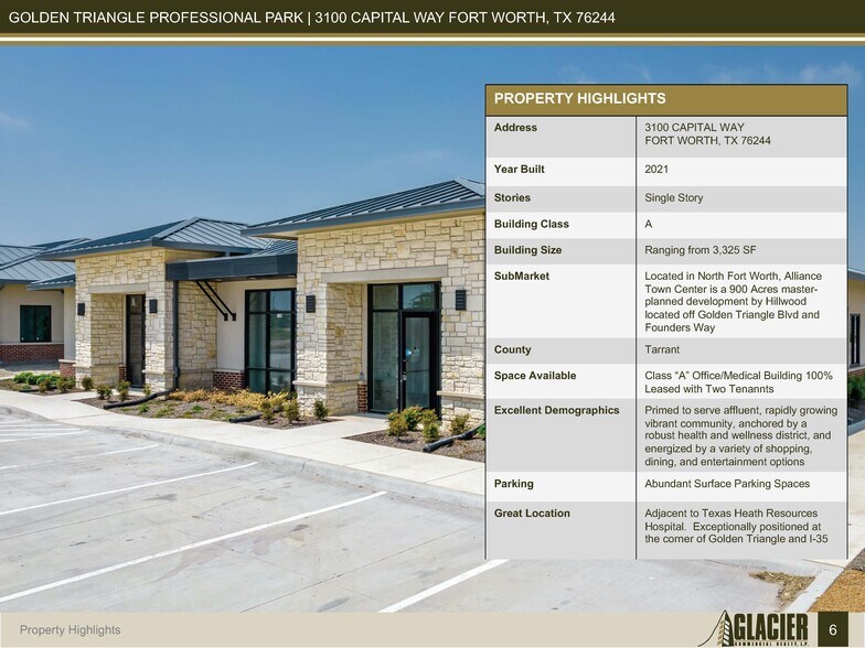 More Photos Of 3100 Capital Way, Fort Worth Medical For Lease